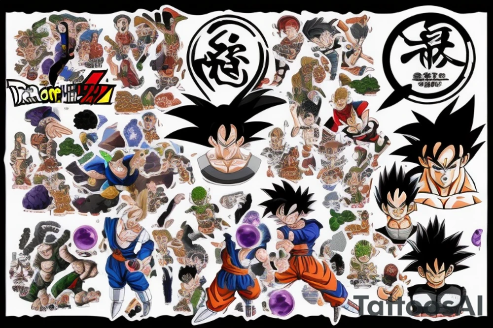Dragon Ball z tattoo idea