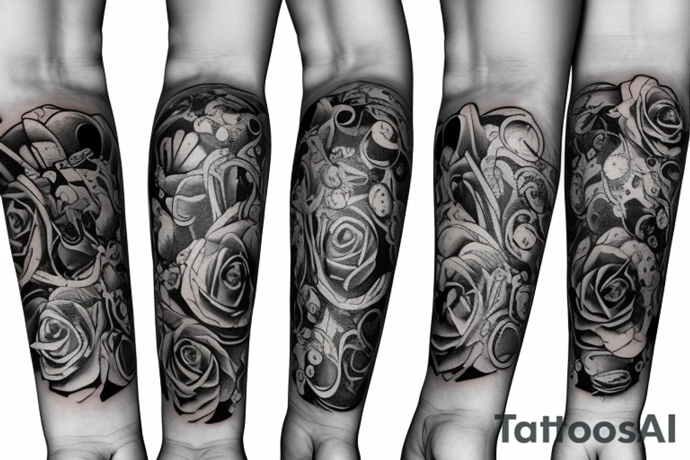 Arm band tattoo idea