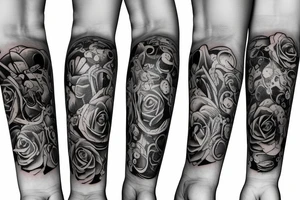 Arm band tattoo idea