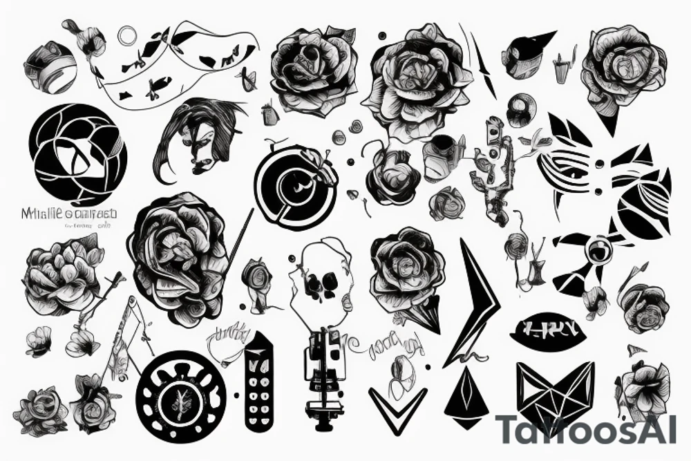 hi tech tattoo idea