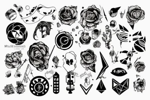 hi tech tattoo idea