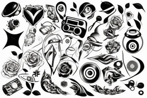 hi tech tattoo idea