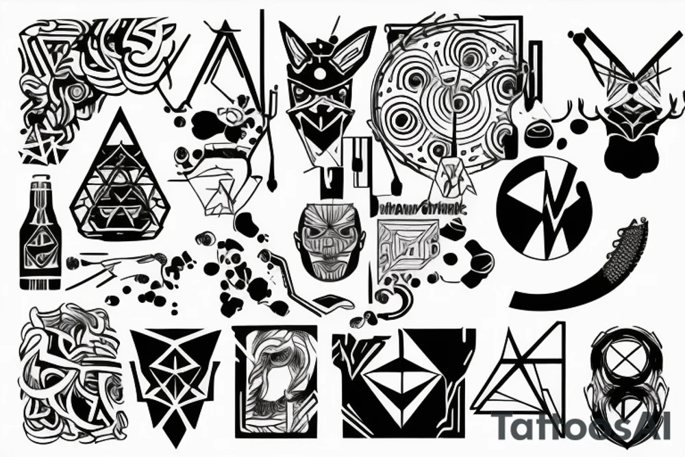 cybeprunk tattoo idea