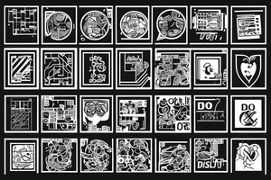 Circuit board style with the caption “do you want to see” tattoo idea