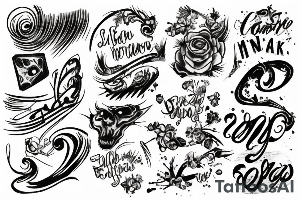 3 scratch marks tattoo idea