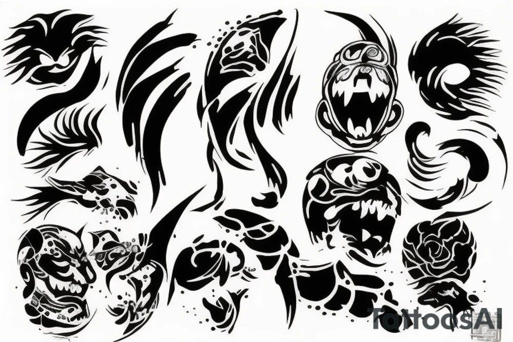3 scratch marks tattoo idea
