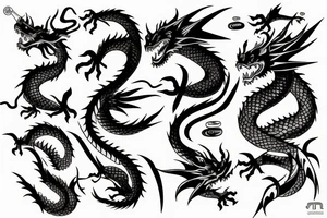 dragon japanes tattoo idea