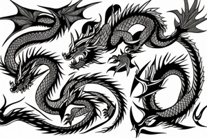 dragon japanes tattoo idea