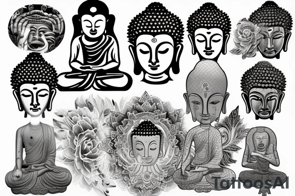 Buddha tattoo idea