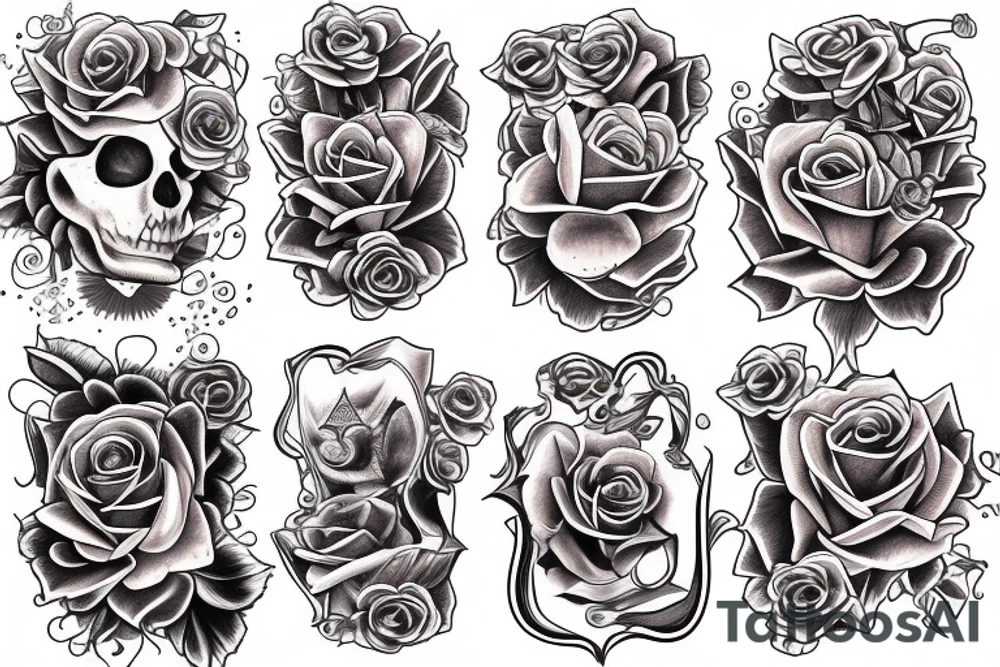 Magic rosa tattoo idea