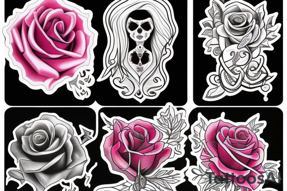 Magic rosa tattoo idea