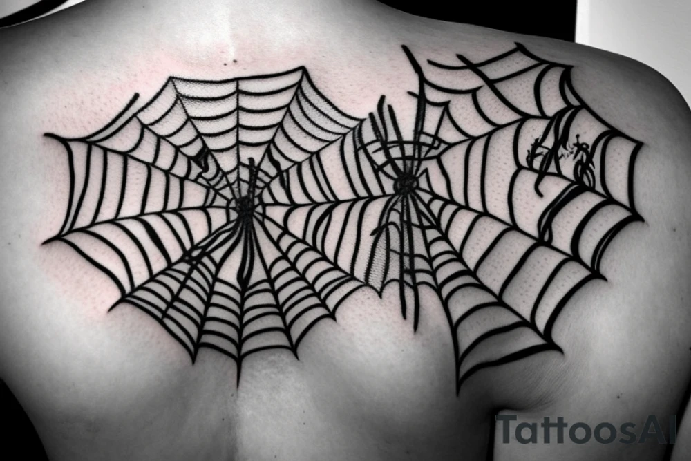 Spider crawling on skin tattoo idea