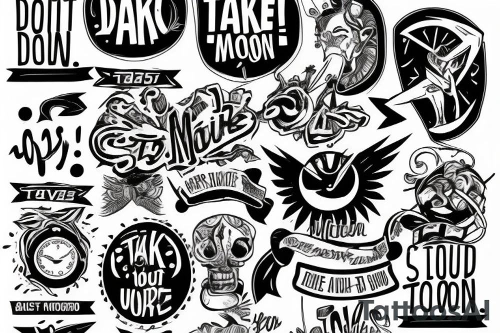 take action, do it now, do more tattoo idea