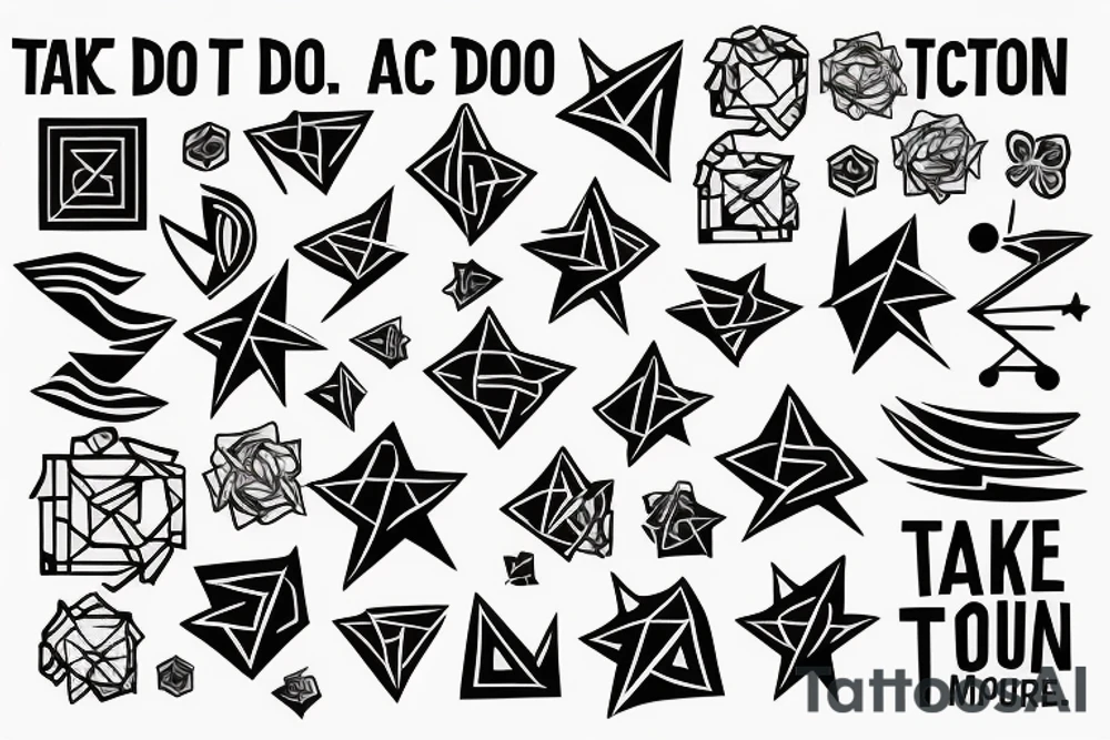 take action, do it now, do more tattoo idea