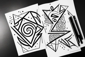 motivation to do more, less overthinking, more action and following your ideas and dreams tattoo idea