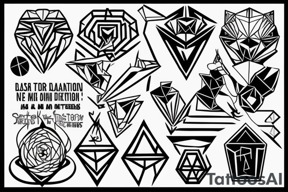 motivation to do more, less overthinking, more action and following your ideas and dreams tattoo idea