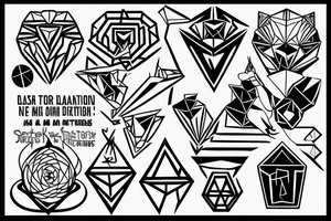 motivation to do more, less overthinking, more action and following your ideas and dreams tattoo idea