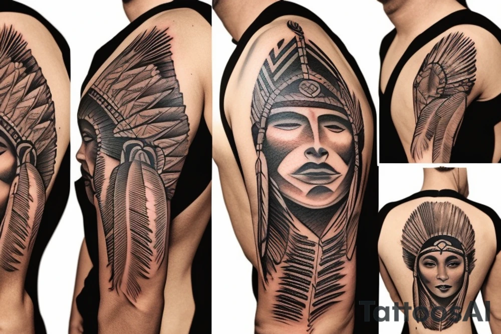 Native american tattoo idea