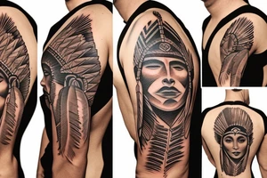 Native american tattoo idea