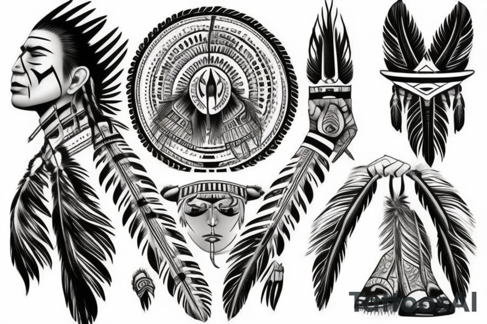 Native american tattoo idea