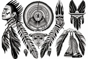 Native american tattoo idea