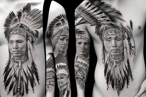 Native american tattoo idea