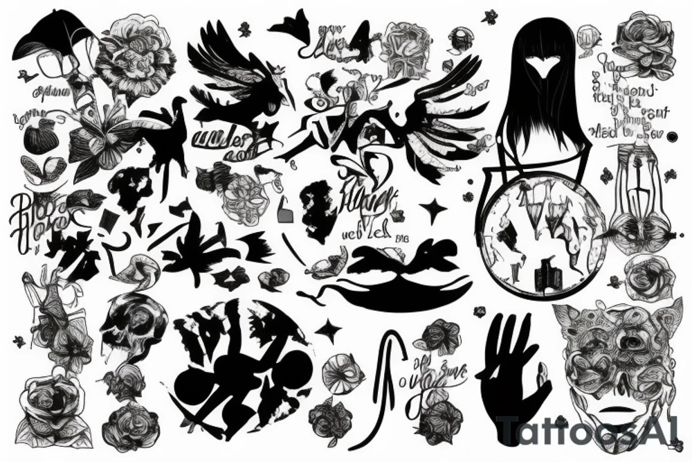 A world without you isn't meant for me tattoo idea