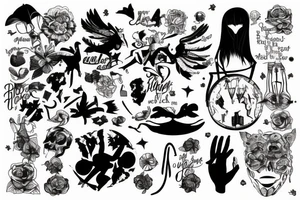 A world without you isn't meant for me tattoo idea