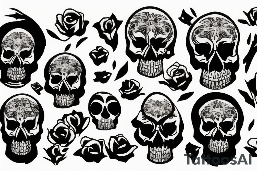 skull tattoo idea
