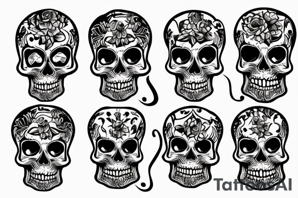 skull tattoo idea