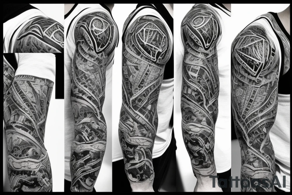 Gym, football, cash tattoo idea