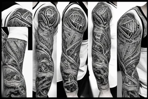 Gym, football, cash tattoo idea