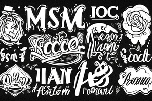 The name ISAAC in creative text tattoo idea