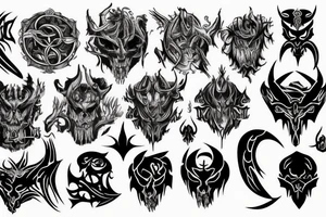 demonic sigil tattoo idea