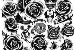 League of legends fitness poker rose blood tattoo idea
