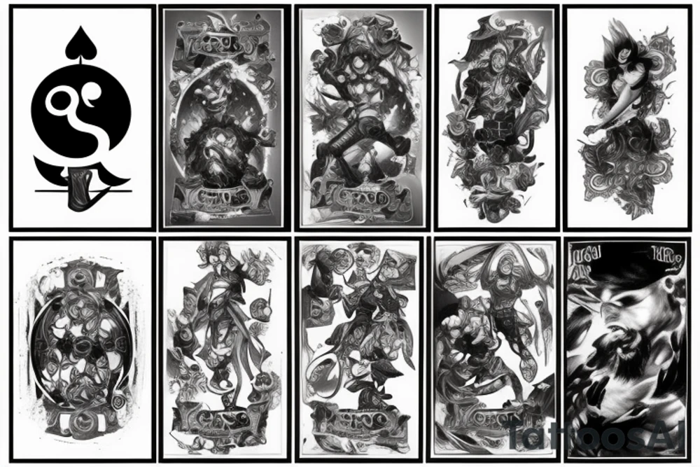 League of legends fitness poker tattoo idea