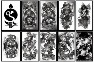 League of legends fitness poker tattoo idea