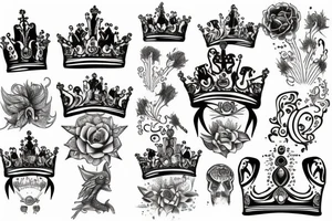 crown tattoo idea
