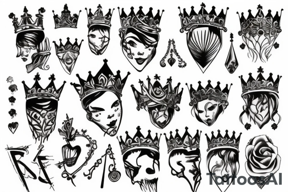 crown tattoo idea