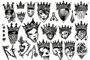 crown tattoo idea