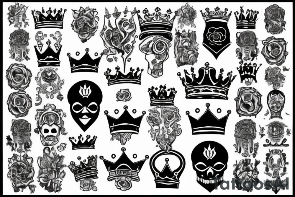 crown tattoo idea