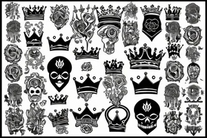 crown tattoo idea