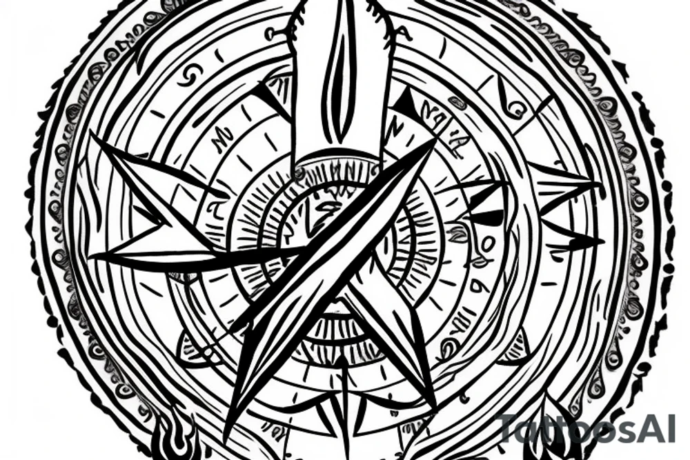 shiva trident with compass on forearm tattoo idea shiva trident with compass on forearm tattoo idea