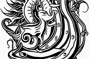 shiva trident  on forearm tattoo idea