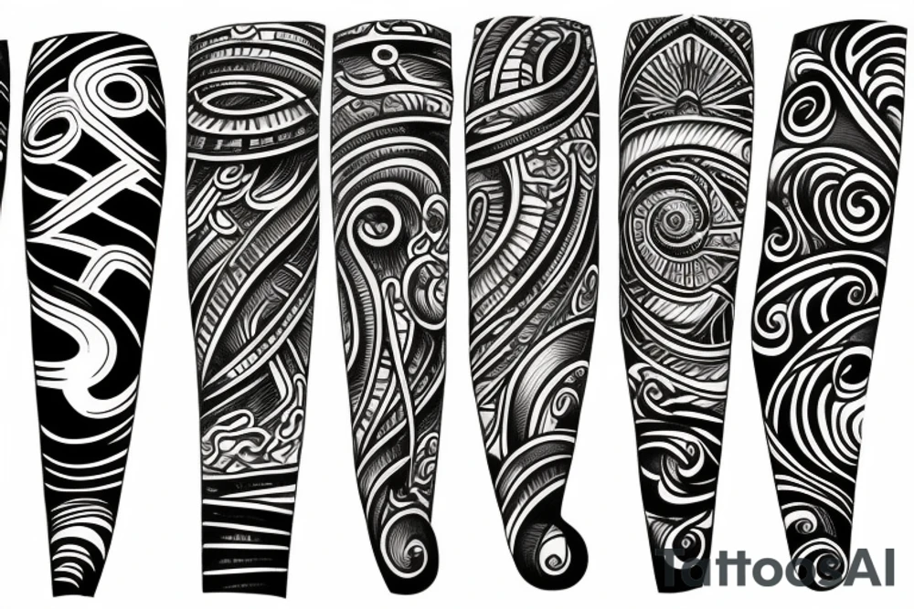 Arm tattoo, Elements of time, symbols of love, spiral staircase tattoo idea