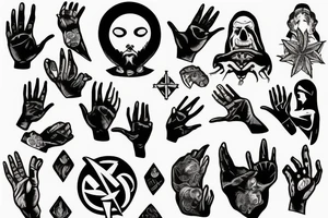 Atheist sleeve tattoo idea