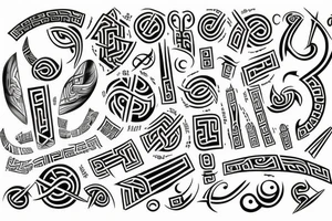 Viking runes tattoo idea