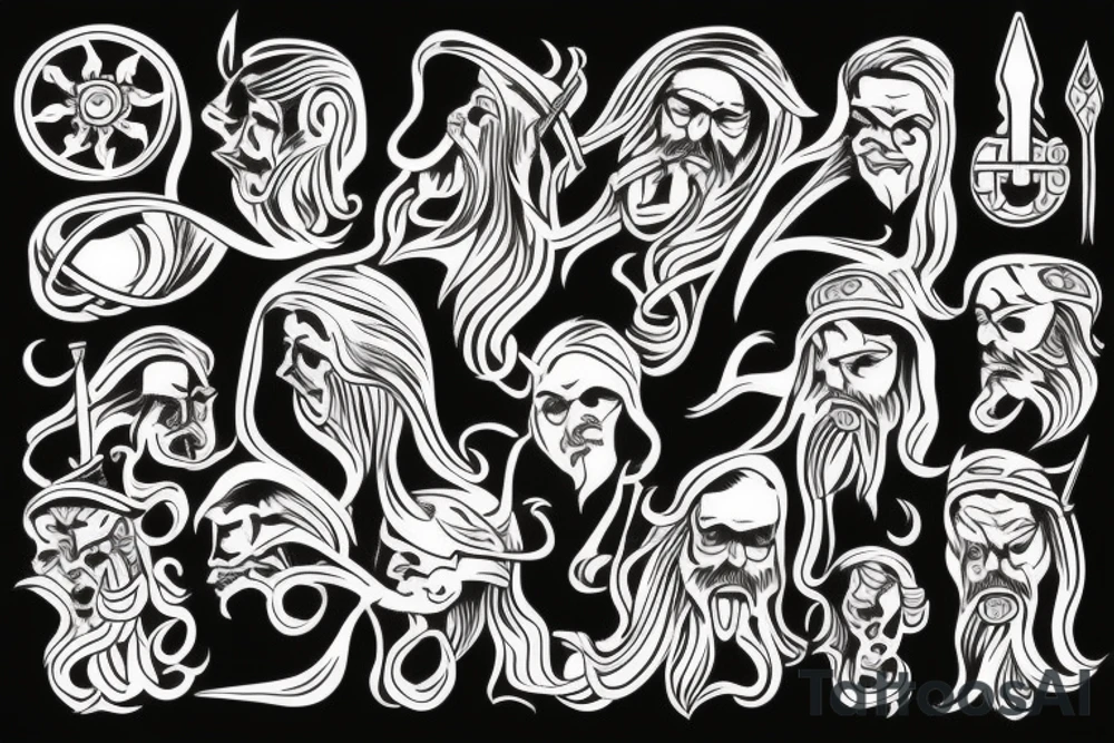 Viking tattoo idea