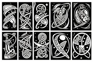 Viking in space tattoo idea