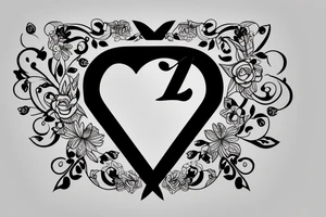 Letter L, Letter B
2023
Heart 
Flower tattoo idea